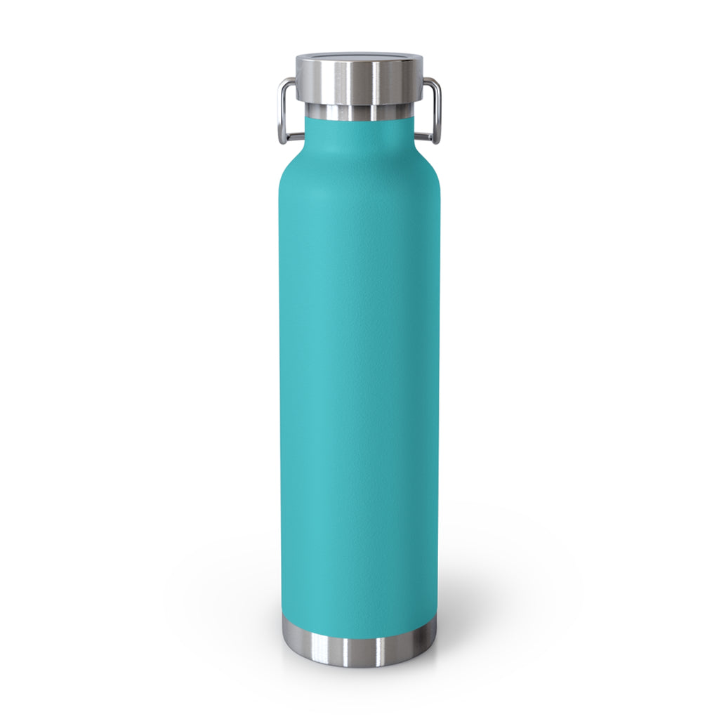 Personalized 22oz Copper Vacuum Insulated Bottle — Custom Name Stainless Steel Water Bottle