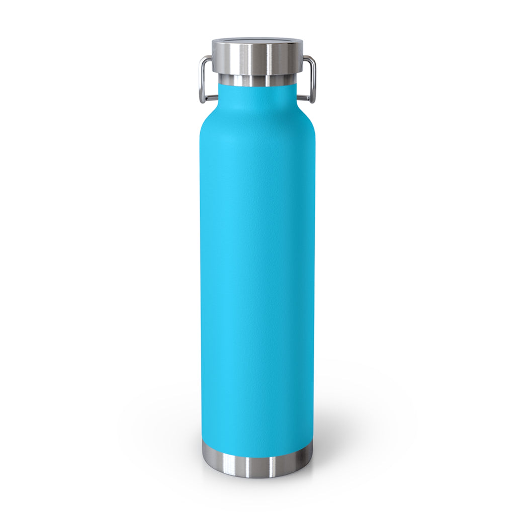 Personalized 22oz Copper Vacuum Insulated Bottle — Custom Name Stainless Steel Water Bottle