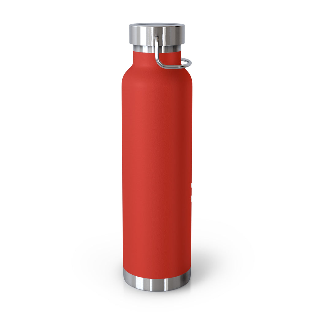 Personalized 22oz Copper Vacuum Insulated Bottle — Custom Name Stainless Steel Water Bottle