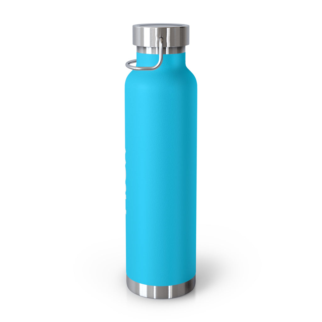 Personalized 22oz Copper Vacuum Insulated Bottle — Custom Name Stainless Steel Water Bottle