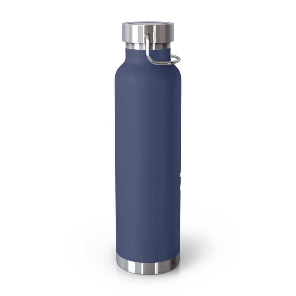 Personalized 22oz Copper Vacuum Insulated Bottle — Custom Name Stainless Steel Water Bottle