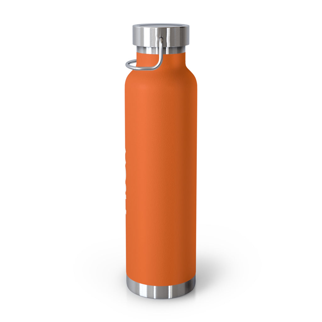 Personalized 22oz Copper Vacuum Insulated Bottle — Custom Name Stainless Steel Water Bottle