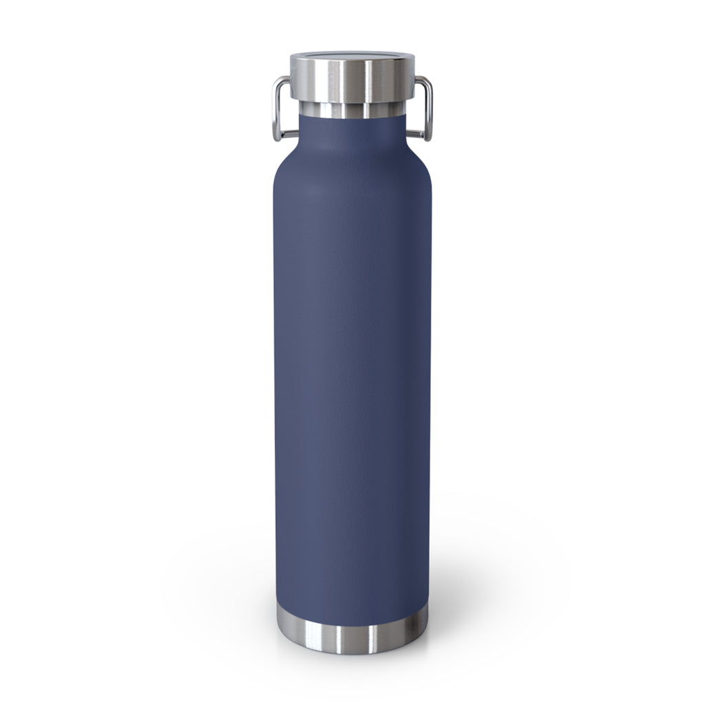 Personalized 22oz Copper Vacuum Insulated Bottle — Custom Name Stainless Steel Water Bottle